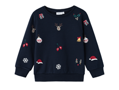 Name It dark sapphire Christmas sweatshirt